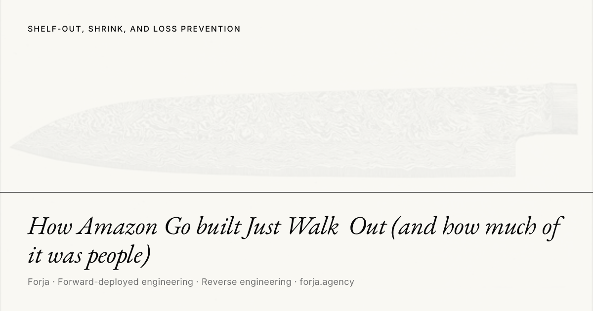 How Amazon Go built Just Walk Out (and how much of it was people)