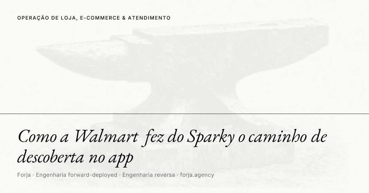 Como a Walmart fez do Sparky o caminho de descoberta no app