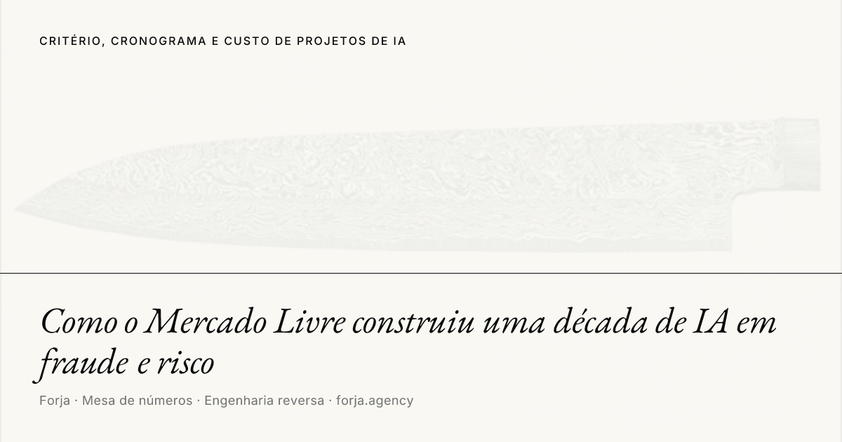 Como o Mercado Livre construiu uma década de IA em fraude e risco