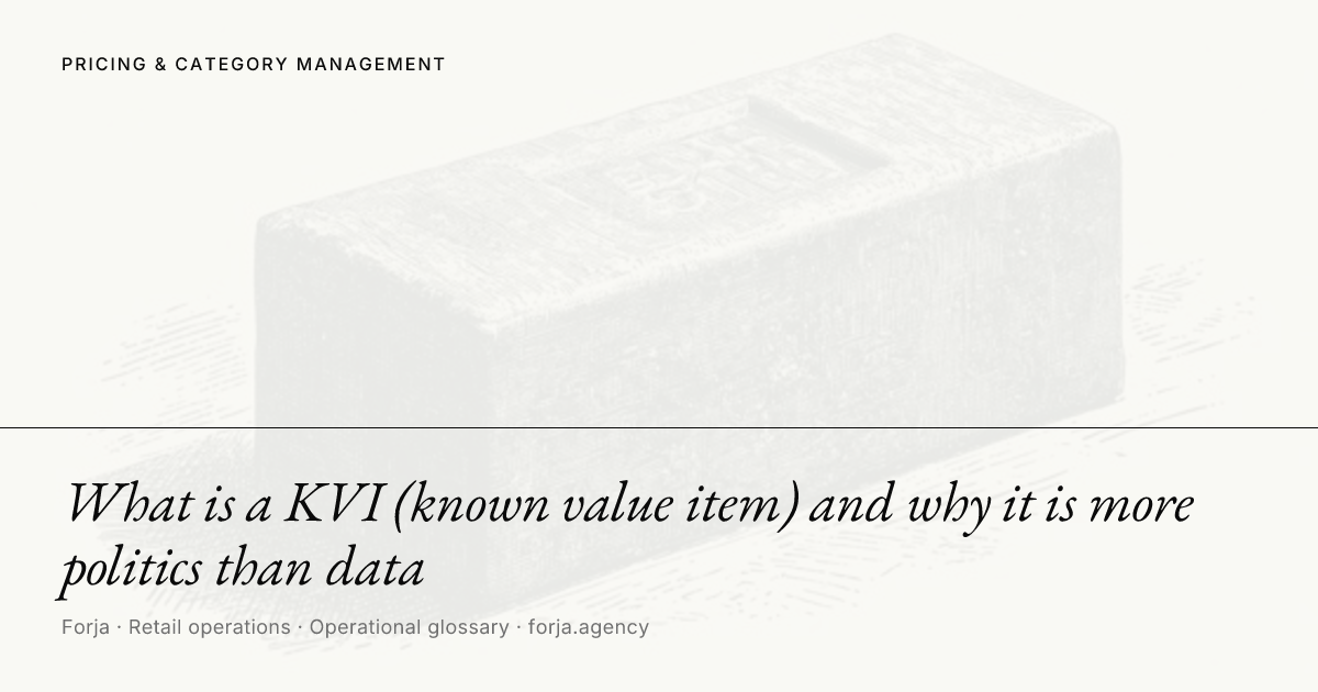 What is a KVI (known value item) and why it is more politics than data
