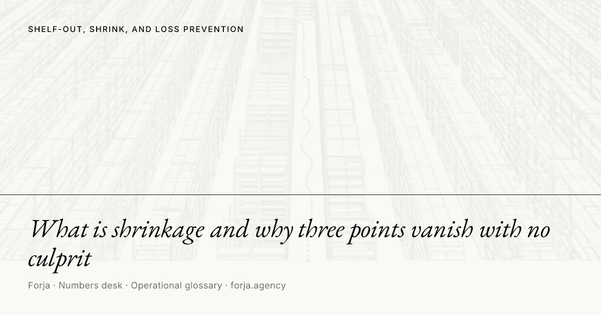 What is shrinkage and why three points vanish with no culprit