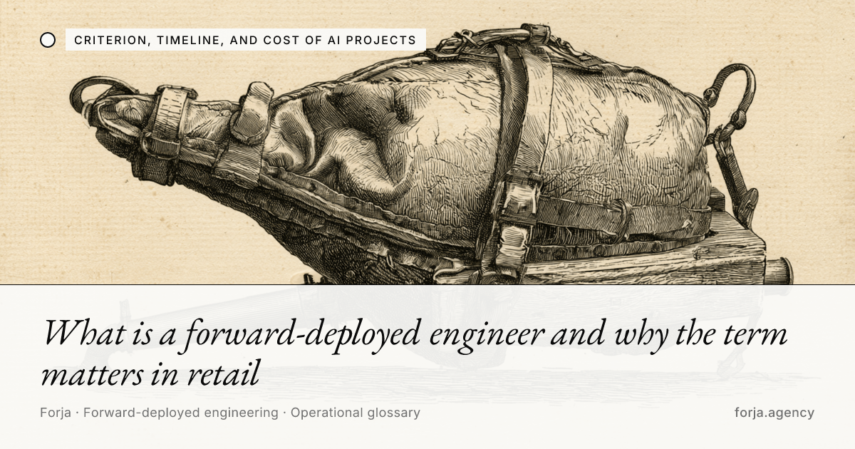 What is a forward-deployed engineer and why the term matters in retail